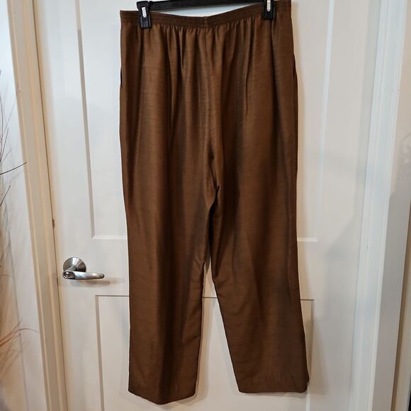 🌹Alfred Dunner Carmel Color Dress Pants sz 18 - Picture 3 of 10